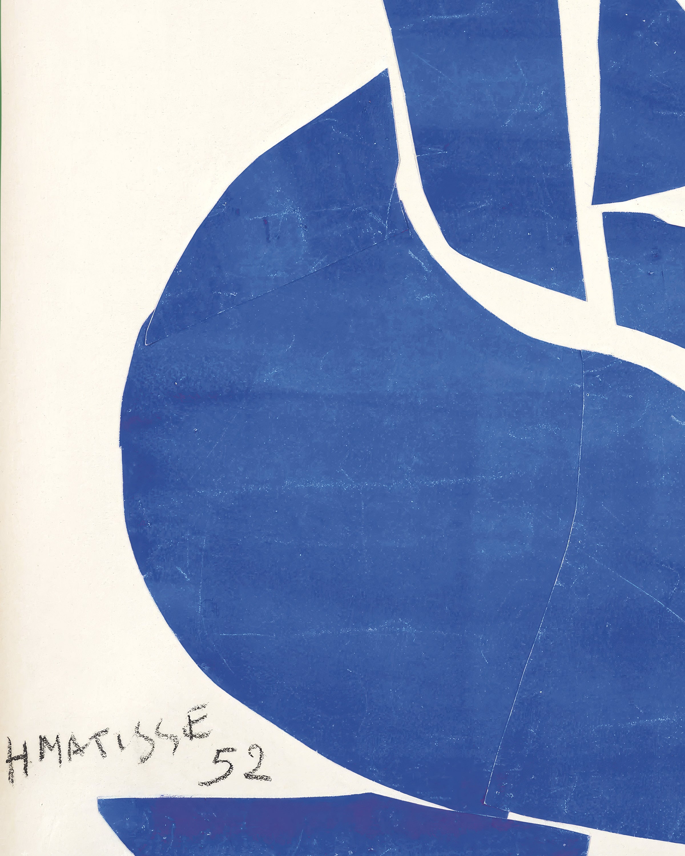 Blauwe naakt I (1952) door Henri Matisse - Poster