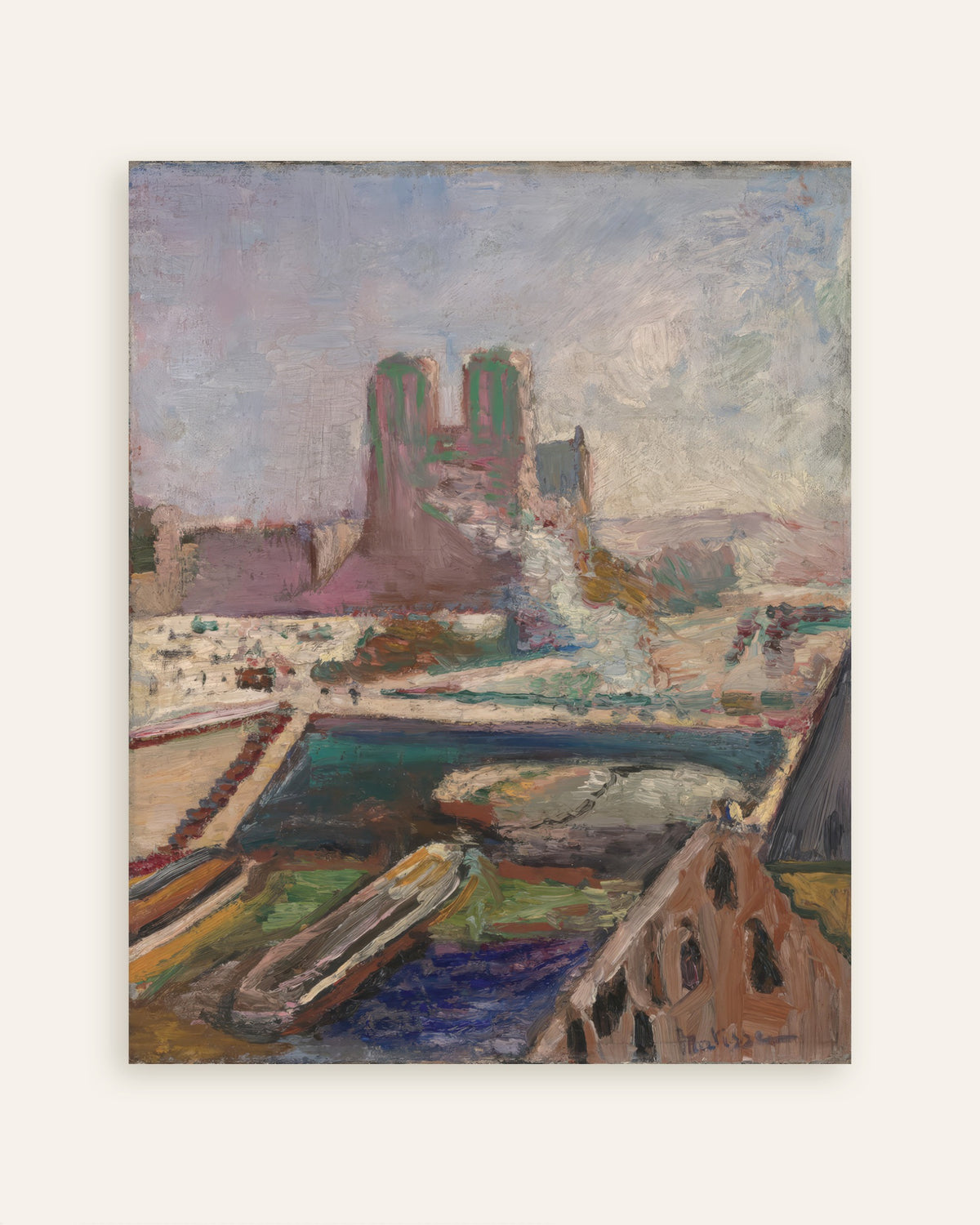 Poster van Notre-Dame (1900) — Henri Matisse, miniatuur