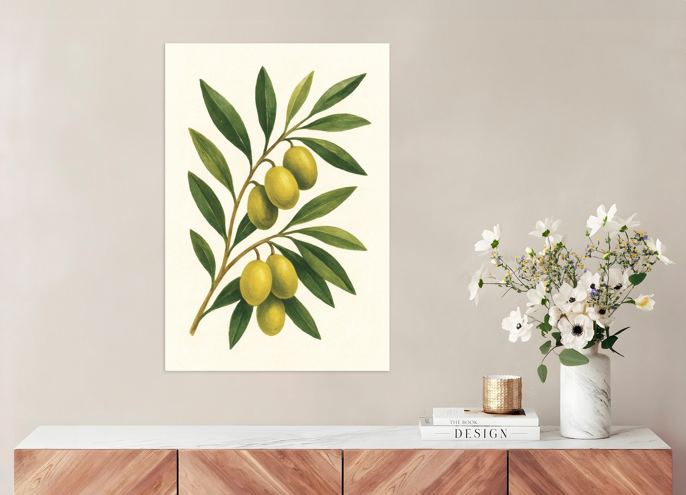 Poster of Olive branch wall art print