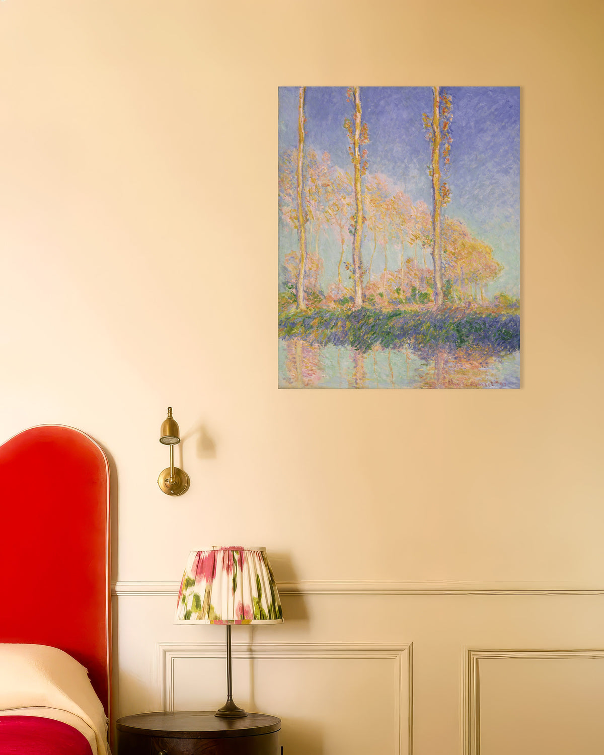 Poster Populieren (1891) van Claude Monet