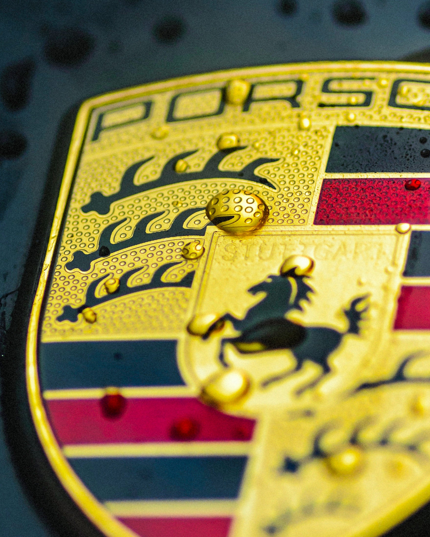 Porsche logo - Kunstafdruk