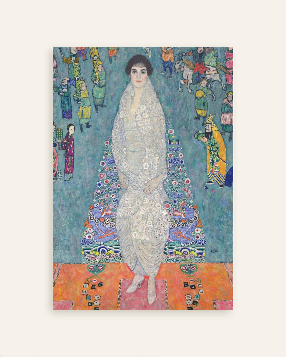 Poster Portret van Elisabeth Lederer (1914–1916) van Gustav Klimt, miniatuur