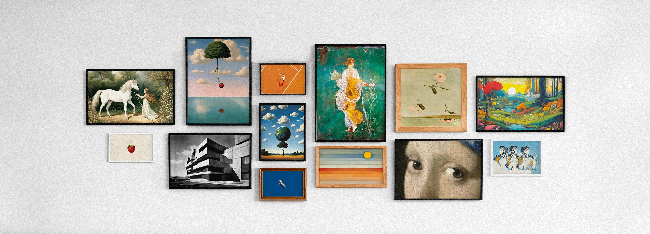 Gallery wall by Posterscape