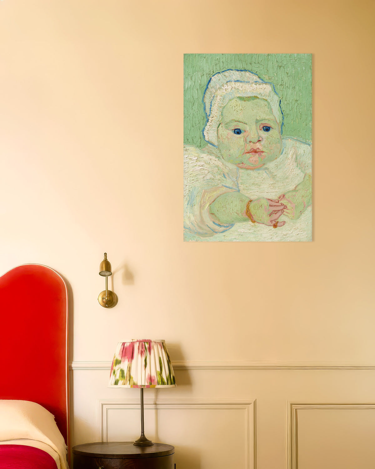 Poster van Baby Roulin (1888) van Vincent van Gogh
