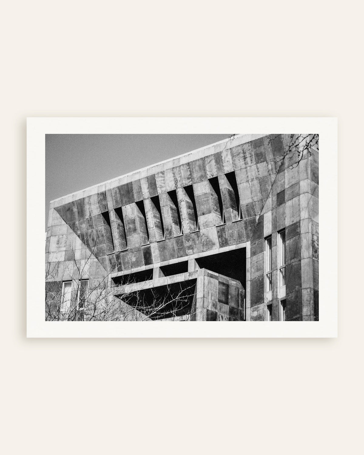Poster ‘Zaagtandgevel van beton’, miniatuur