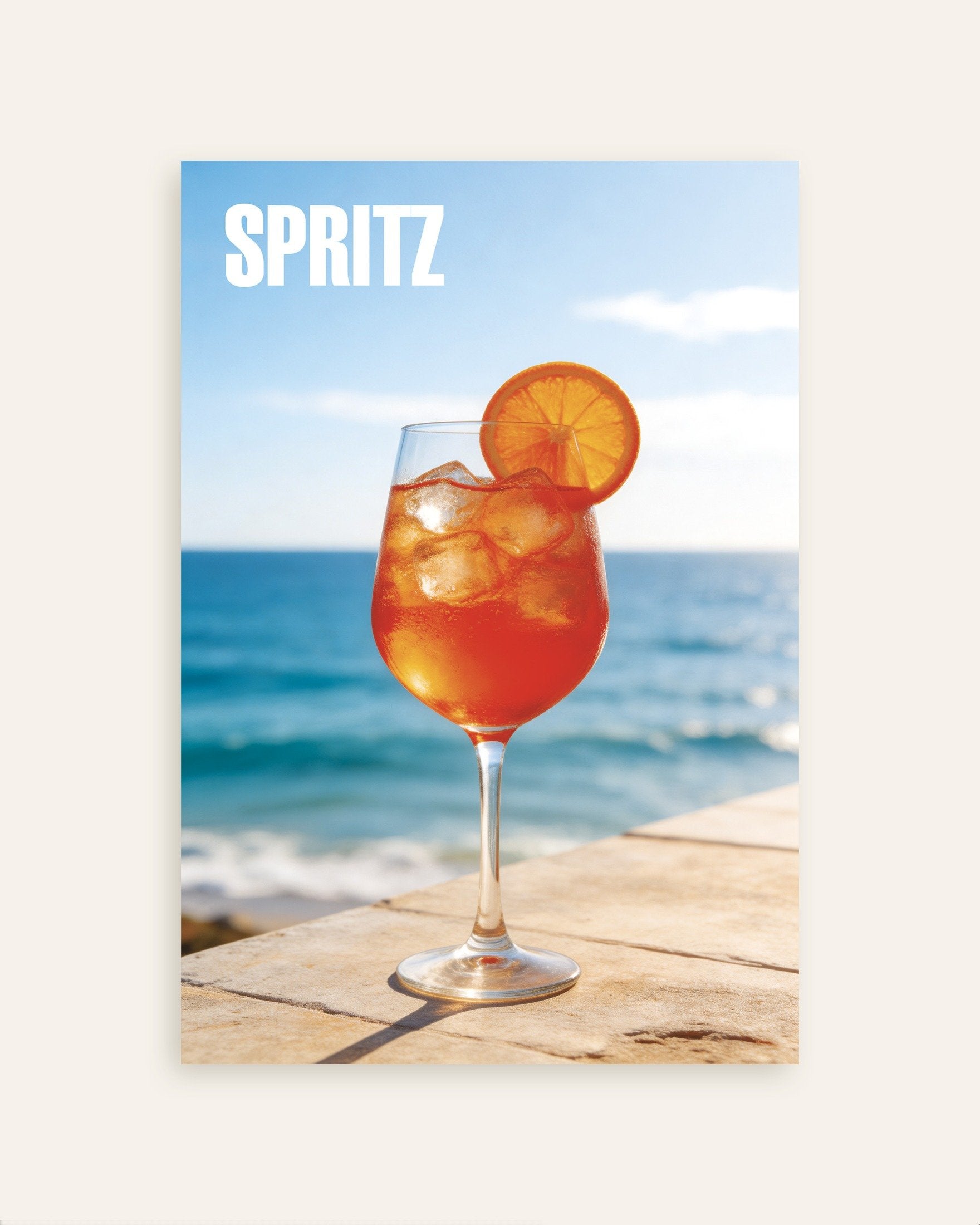 Poster of Seaside Spritz Cocktail Poster, thumbnail