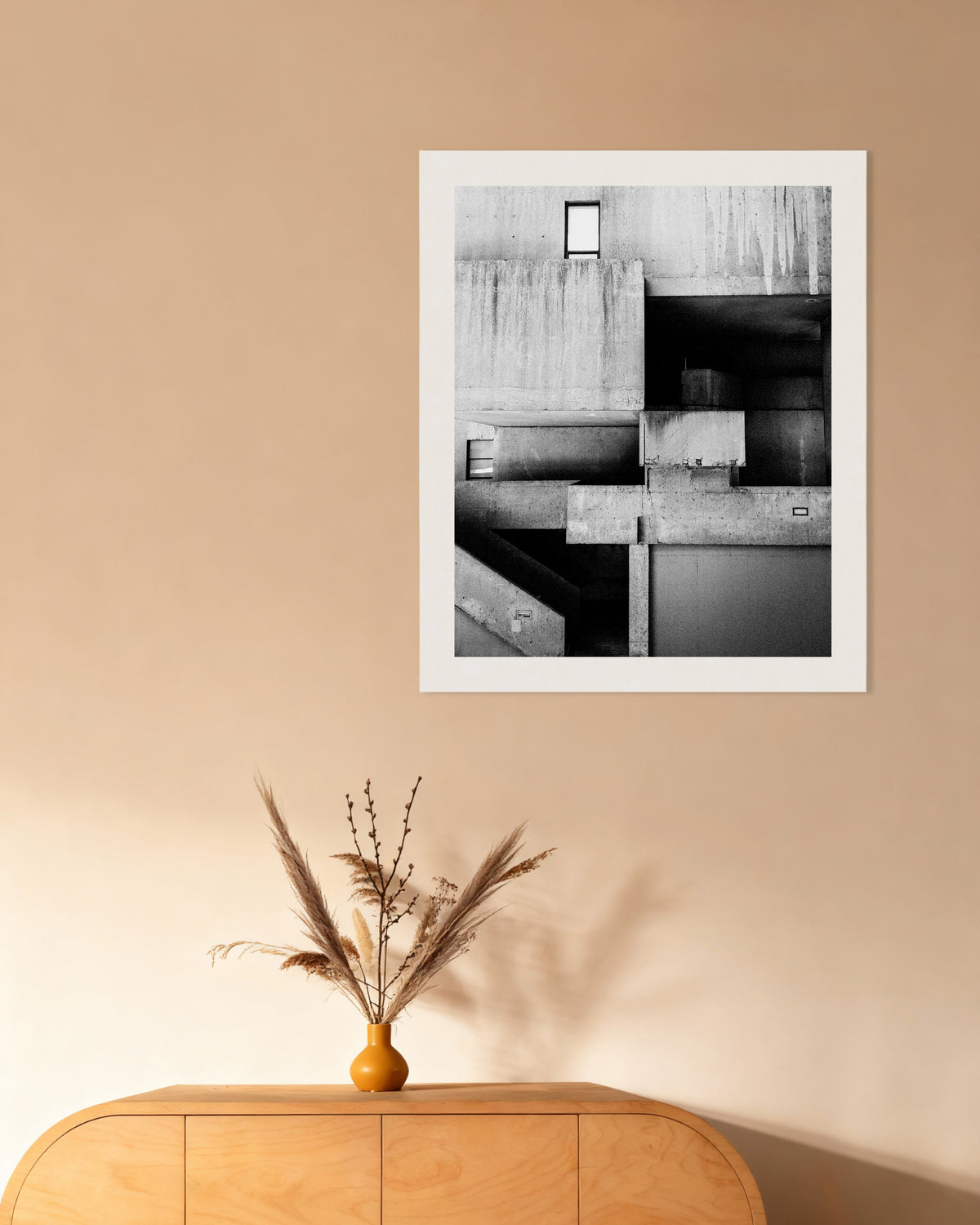 Poster ‘Compositie van gevlekt beton’