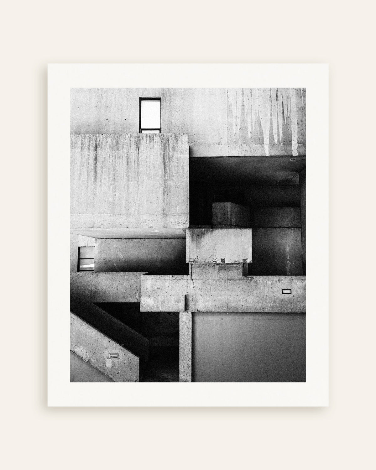 Poster ‘Compositie van gevlekt beton’, miniatuur