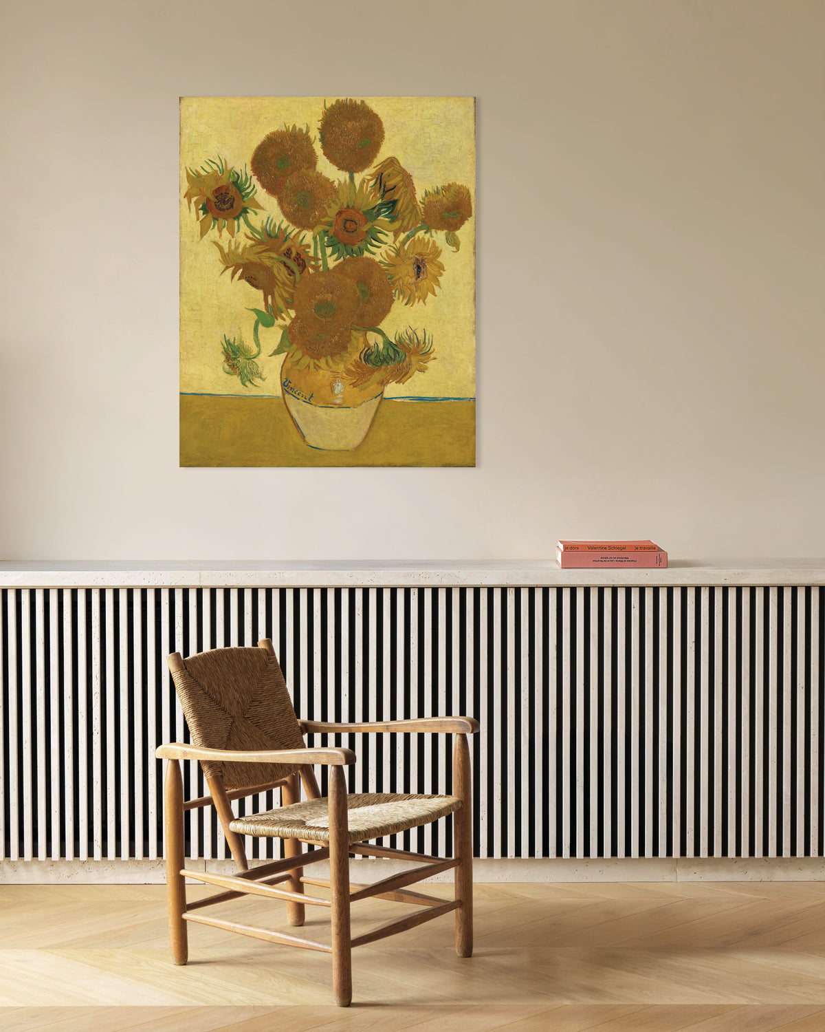 Poster Zonnebloemen (1888) van Vincent van Gogh