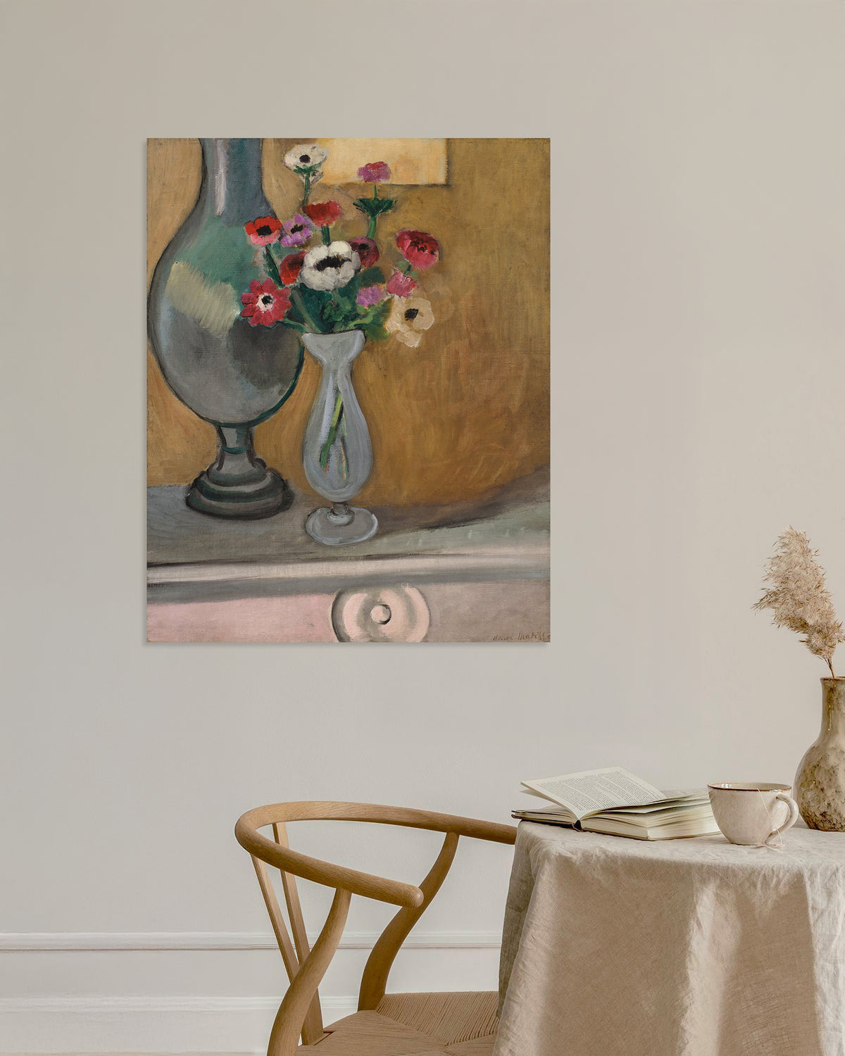 Poster van Het boeket anemonen (1918) van Henri Matisse