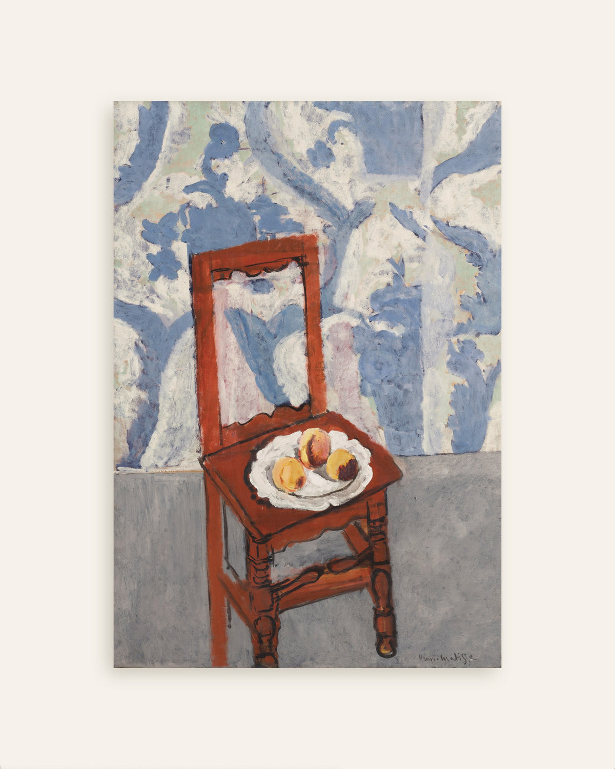 Poster van De Lorraine-stoel (1919) van Henri Matisse, miniatuur