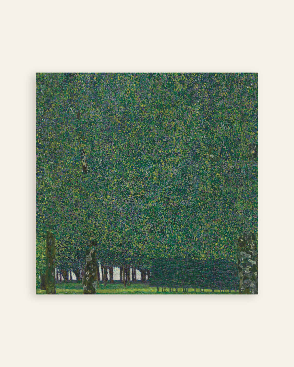 Poster Het park (ca. 1910–1911) van Gustav Klimt, miniatuur