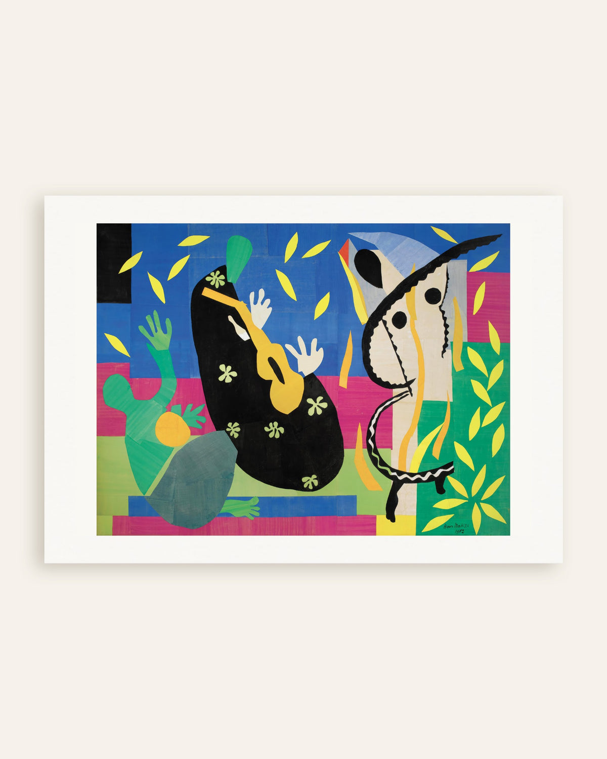 Poster van De smarten van de koning van Henri Matisse, thumbnail
