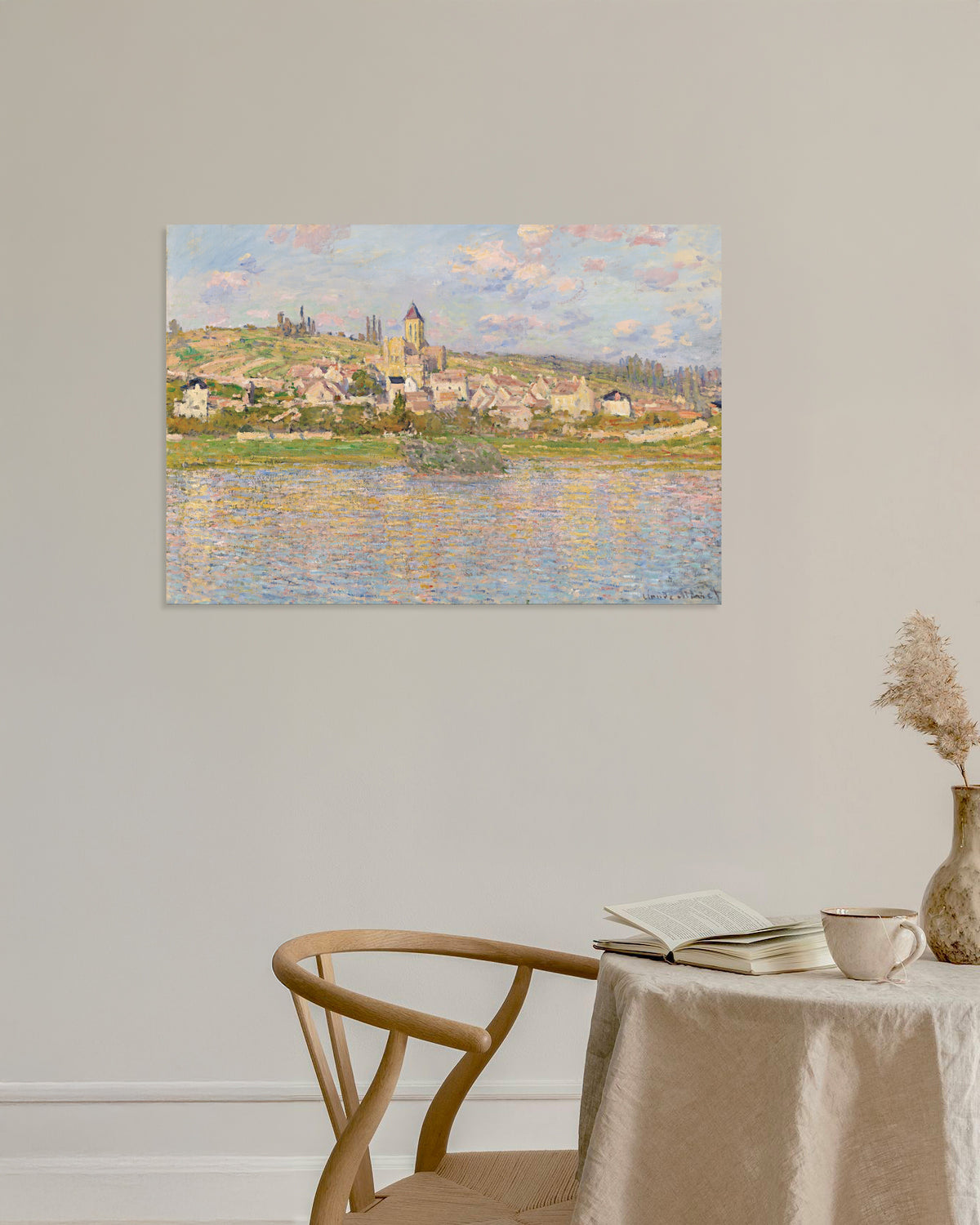 Poster Vétheuil van Claude Monet