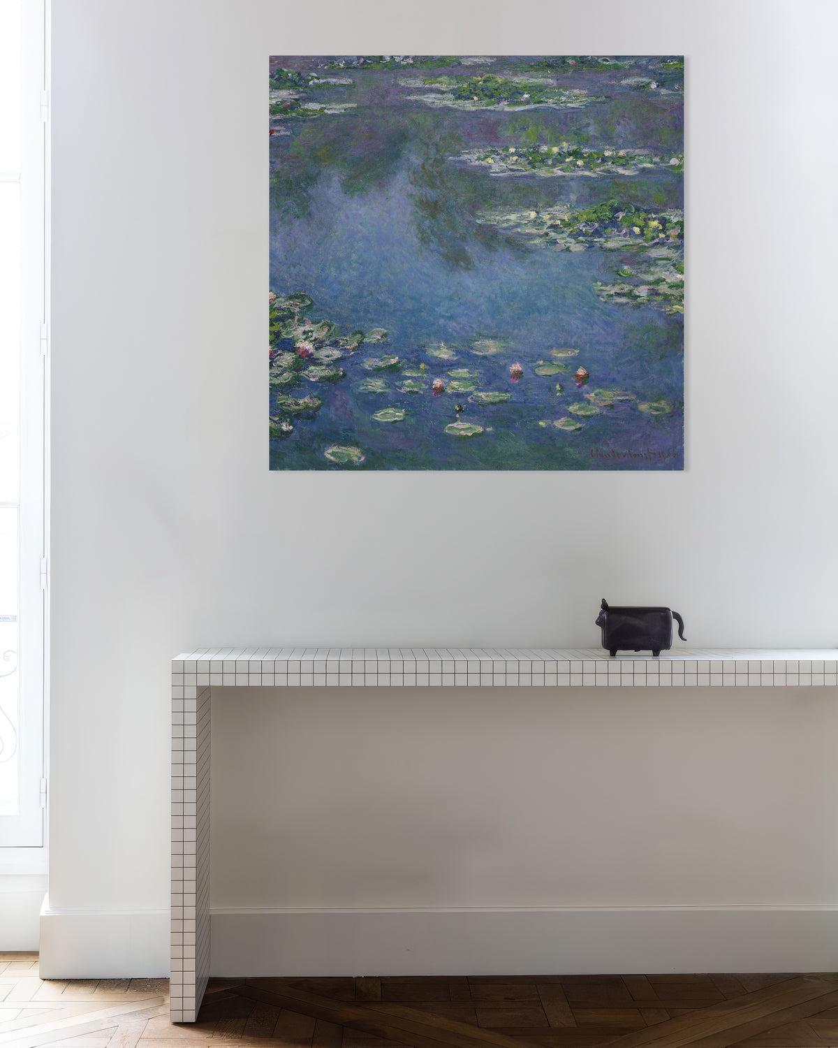 Poster Waterlelies (1906) van Claude Monet